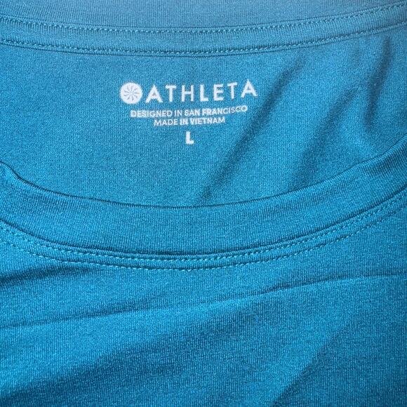 Athleta T-Shirt Womens Size L Essential Loungewear Basic Casual Athleisure Yoga - Picture 6 of 7